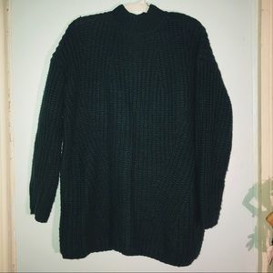 Green chunky sweater